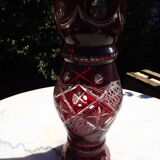 Bohemian crystal vase