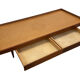 Teak daybed 1960s minimalist design with drawers