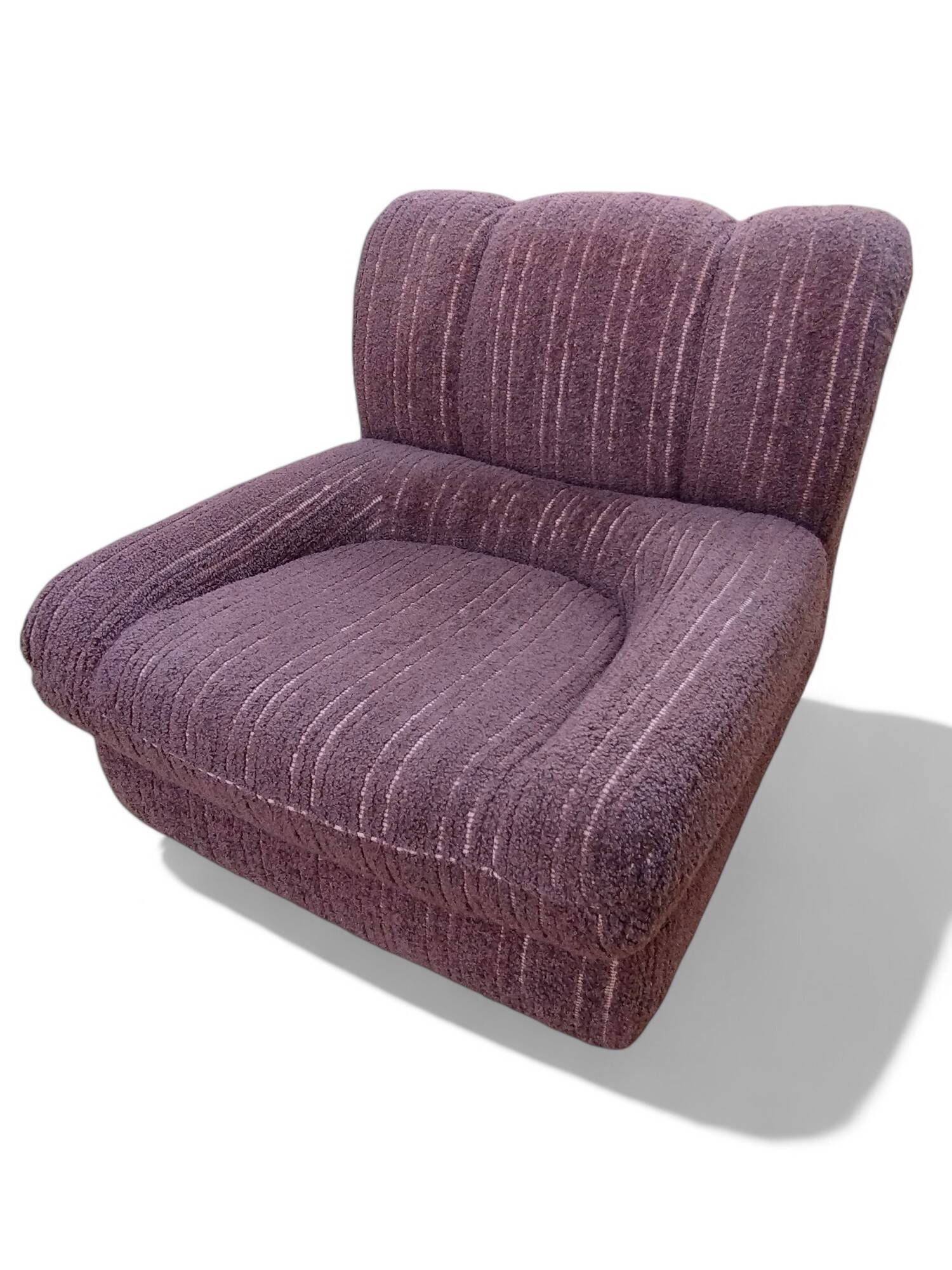 Vintage chocolate armchair 1