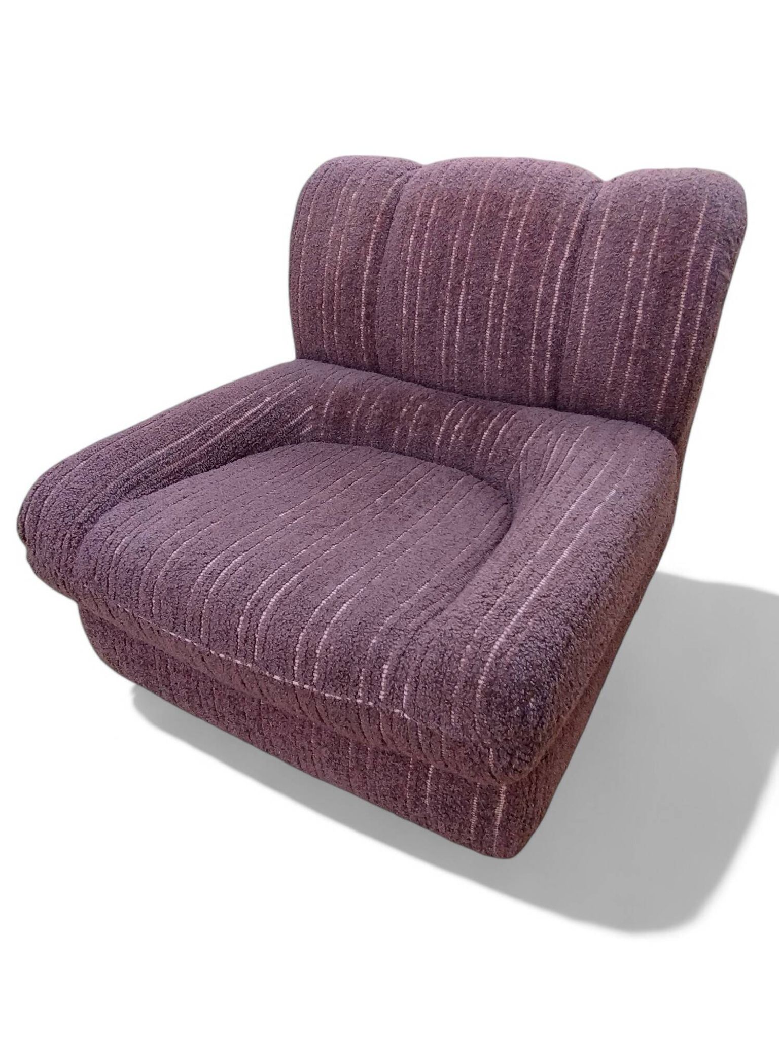 Vintage chocolate armchair 1
