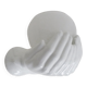Ceramic pair of hands wall light from the 1970s.