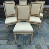Set of 6 Louis XVI chairs