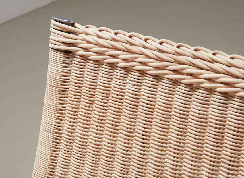 Early PK22 in Rattan by Poul Kjaerholm for E. Kold Christensen Denmark 1956