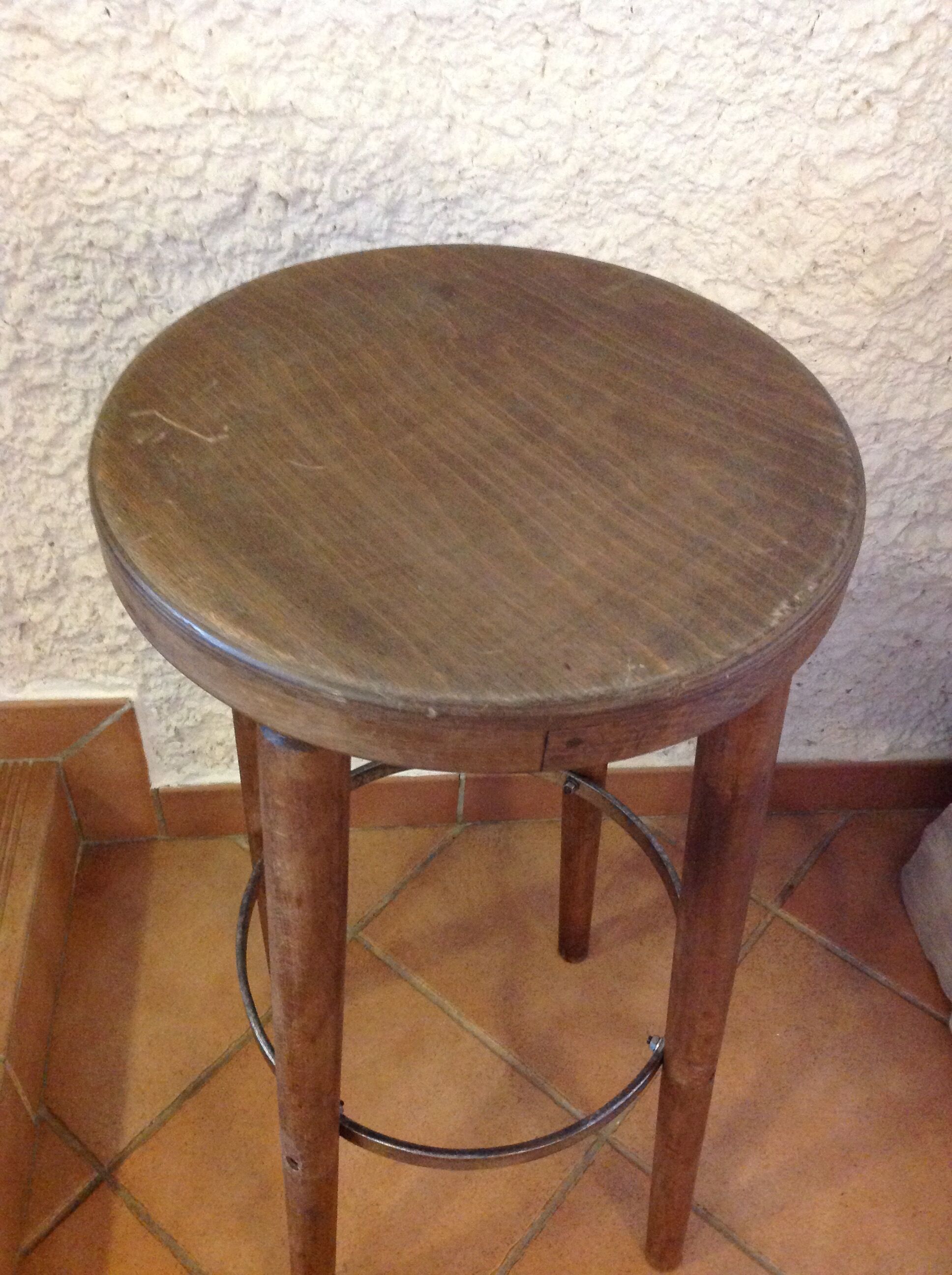 Pair of old stools  60/70
