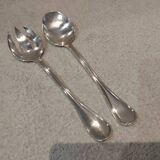 2-piece silver-plated salad serving set by Christofle Albi