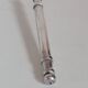 Silver metal candle snuffer