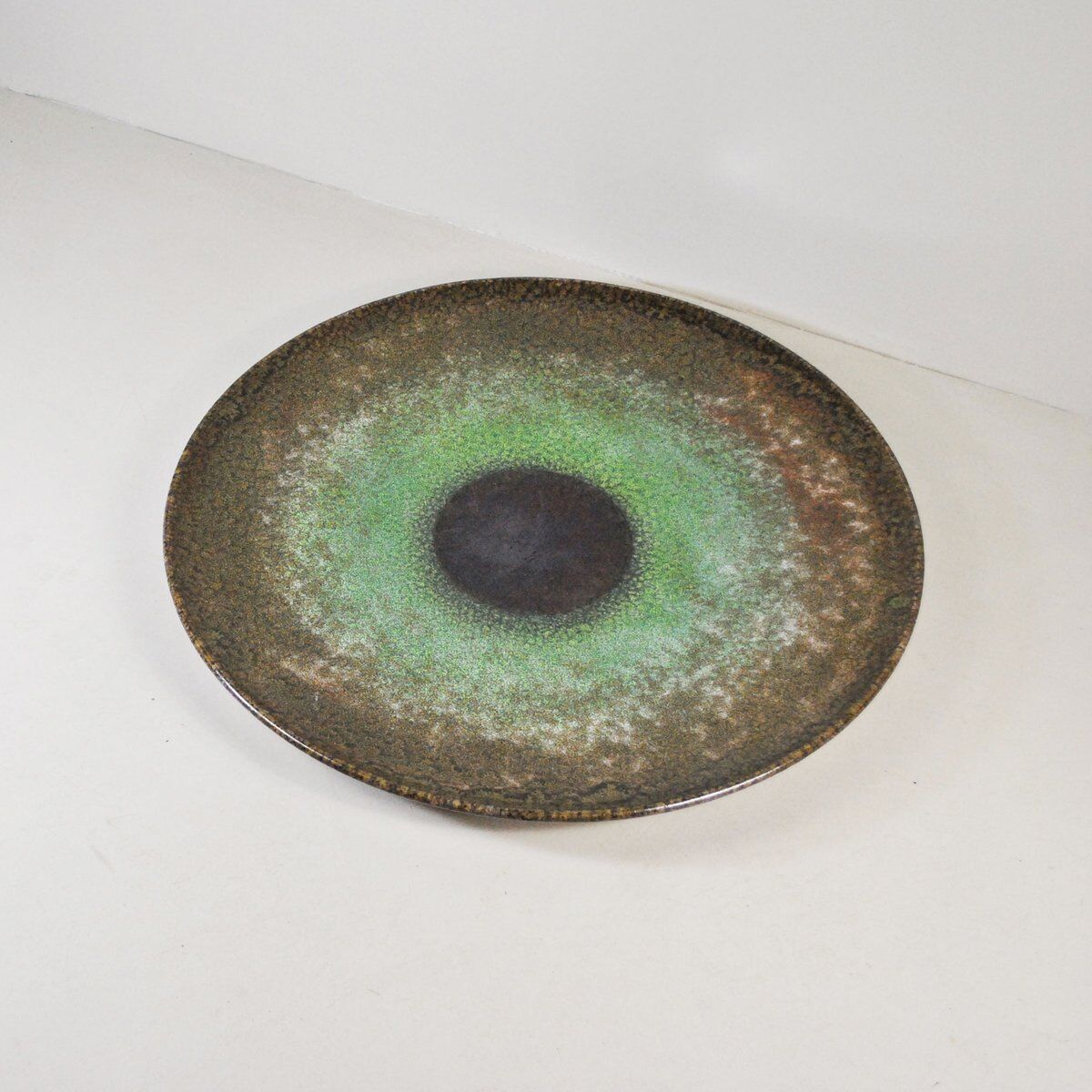 Decorative ceramic plate, 1970s