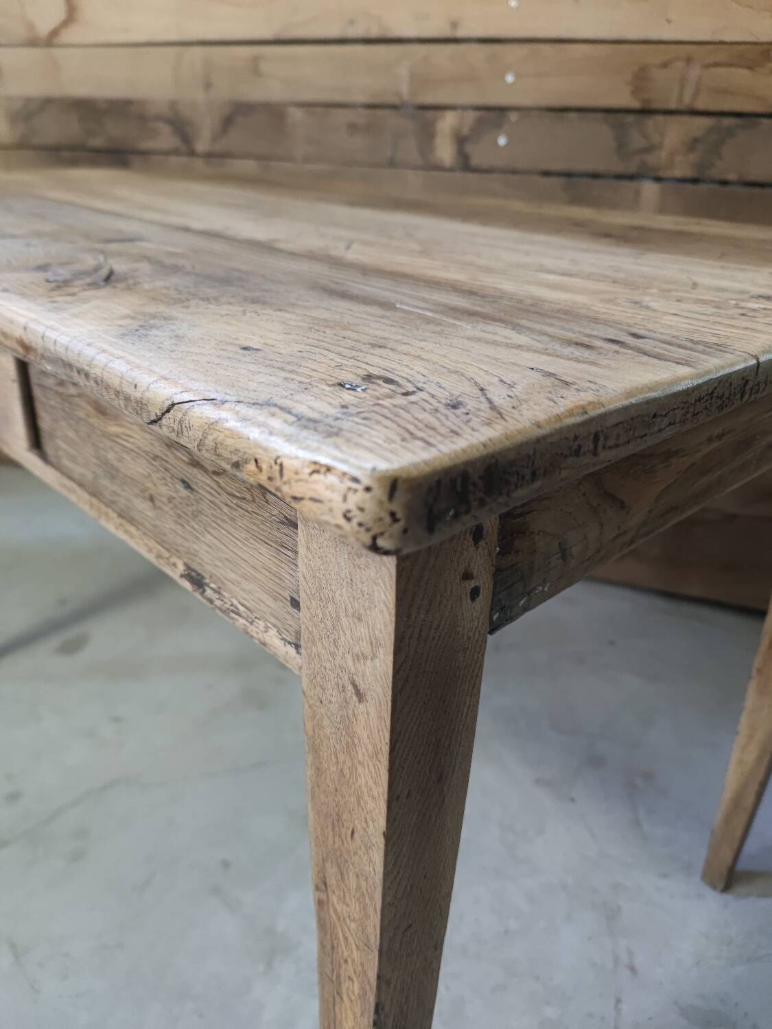 Small old farm table