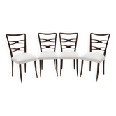 Attributed to Guglielmo Ulrich Mid-Century Dinning Chairs,1940s,Set of four