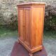 Armoire vintage en pitchpin et bambou d’époque 1900