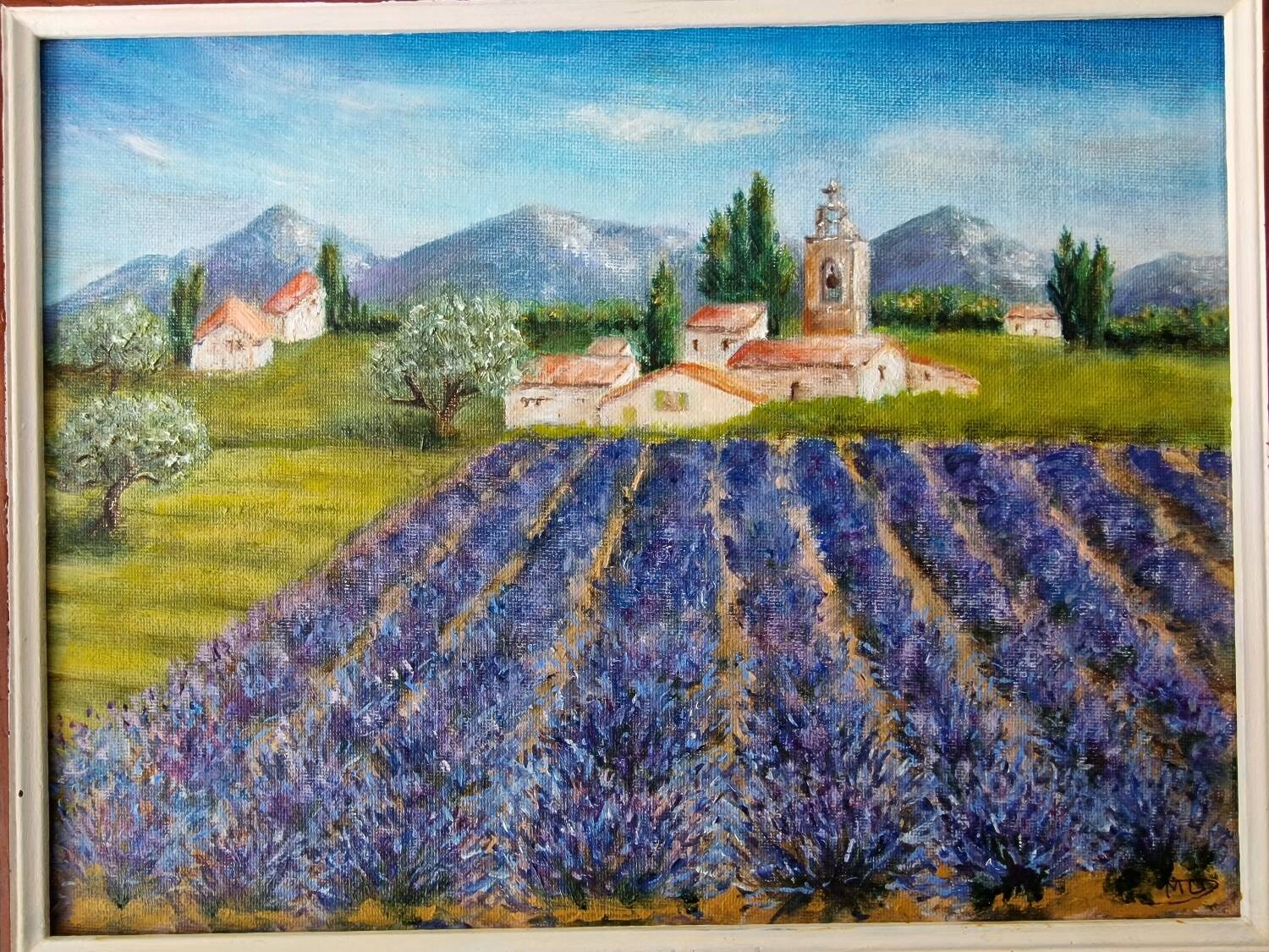 Provence oil painting