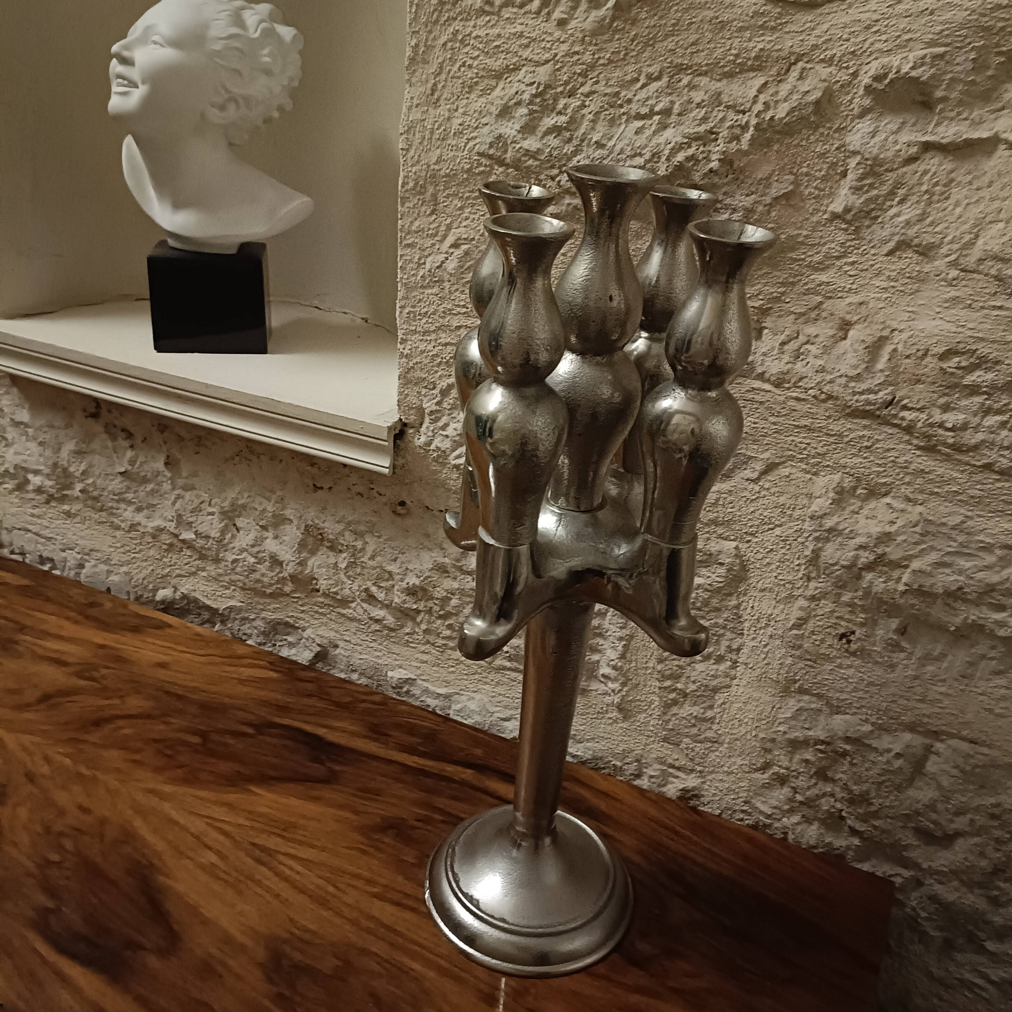 Vintage five-light candlestick