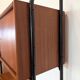 Free-standing teak bookshelf, Italy, 1960s
