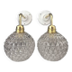 Appliques murales globes en verre