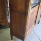 Display cabinet louis xvi style 2 doors in walnut