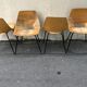 Tonneau chair by Pierre Guariche for Steiner - set of 4 pieces