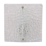 Vintage bubble glass wall lamp Hoffmeister-Leuchten