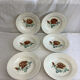 6 old Digoin soup plates