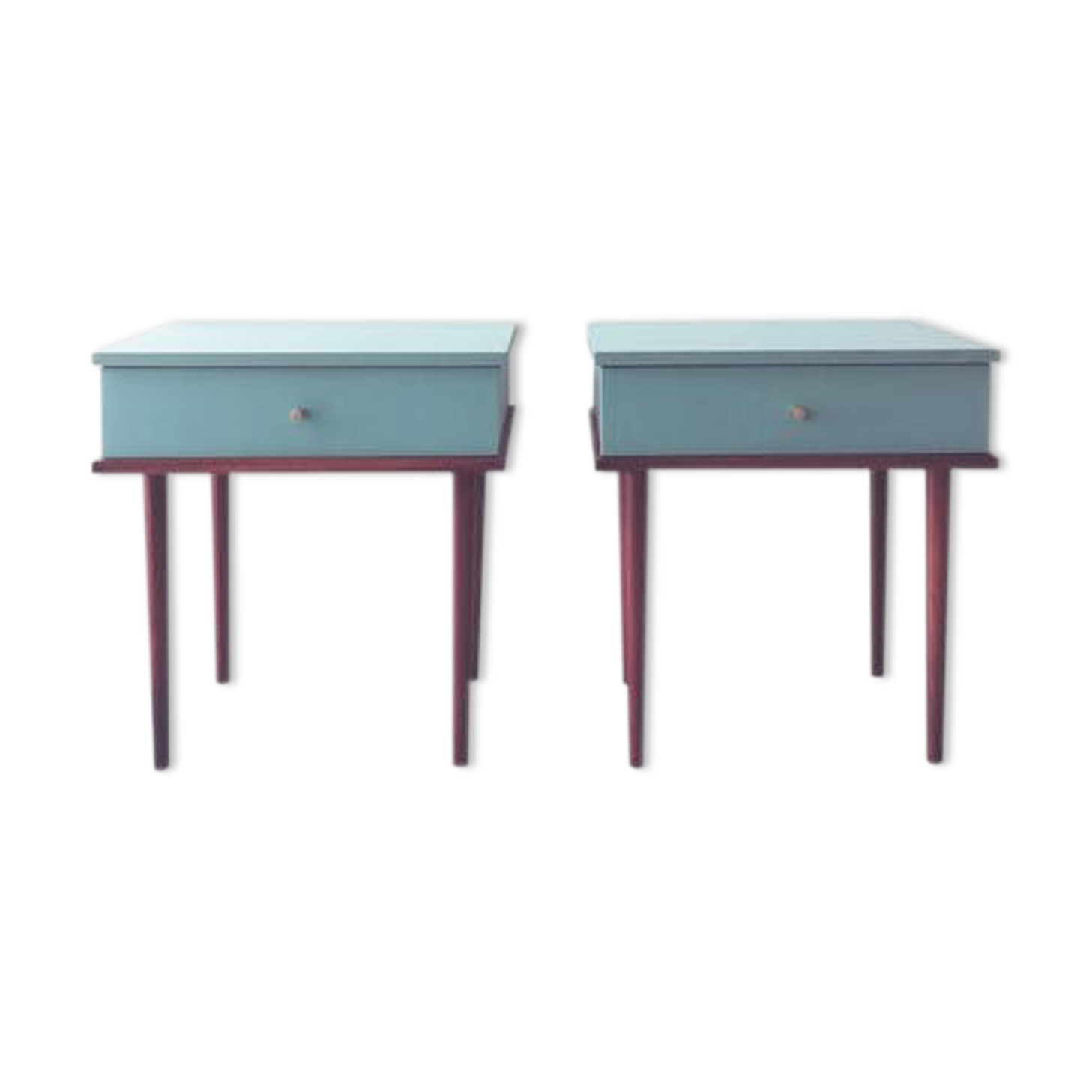 Pair of vintage bedsides