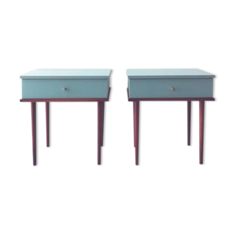 Pair of vintage bedsides