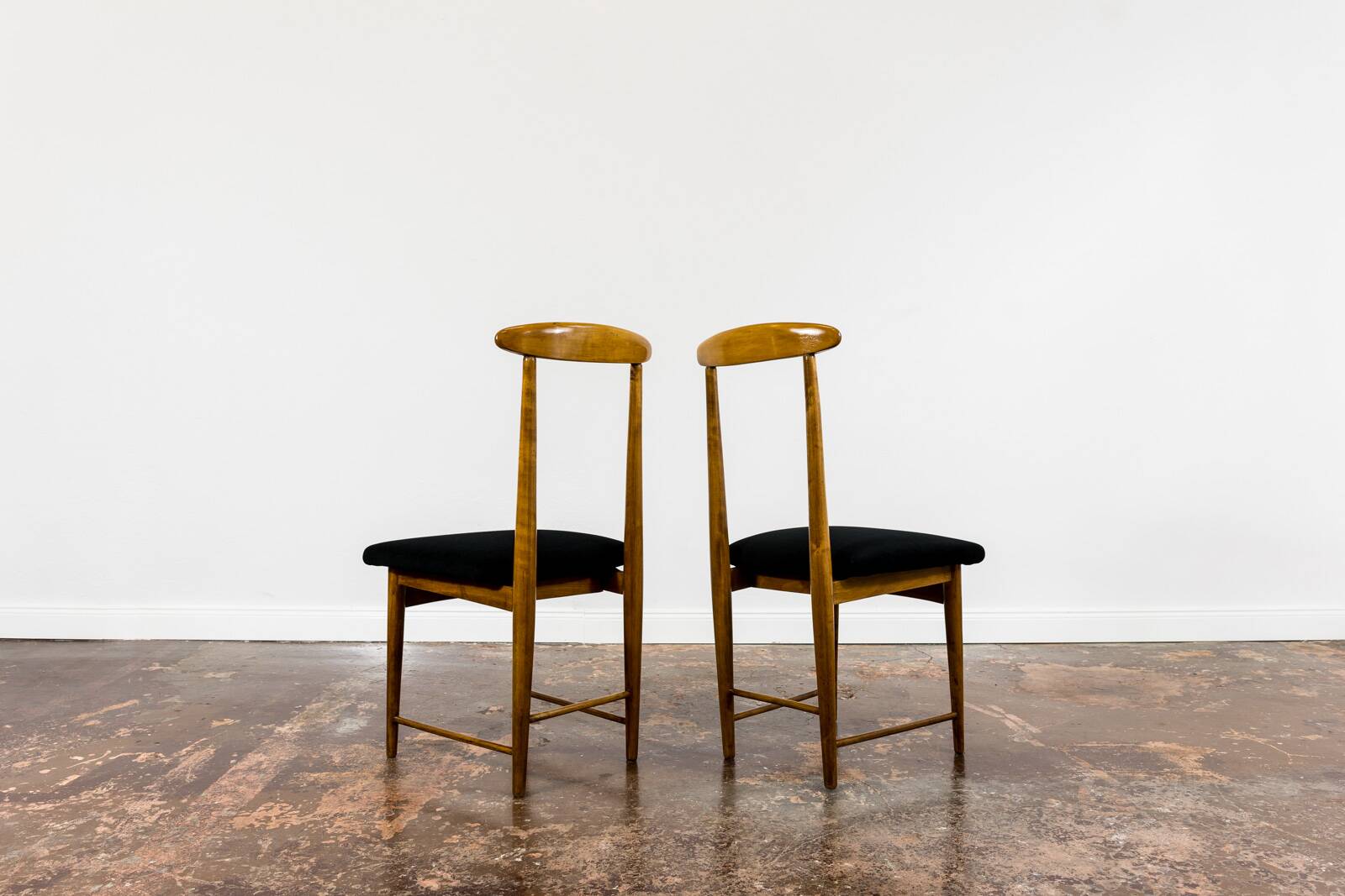 Mid Century Dining Chairs By Bernard Malendowicz, Poland, 1960s, Set Of 6