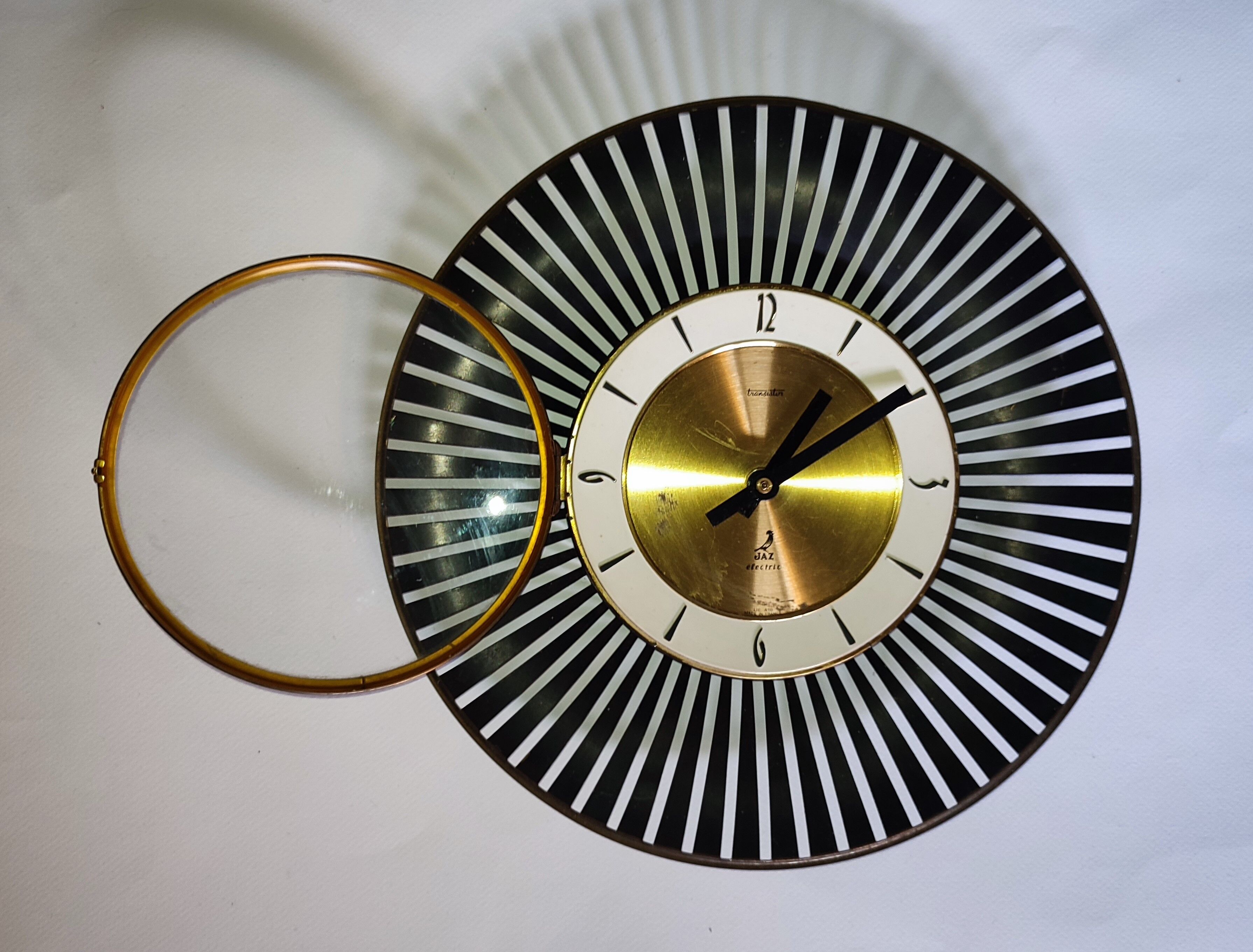 Wall clock JAZ Electric 1950/60's (silent)