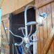 Chrome Metal Wall Coat Rack with Turnstile