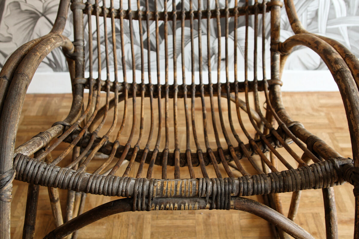 Rattan rocking chair