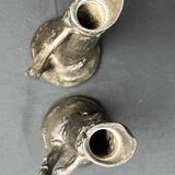 Art Nouveau pair of pewter vases signed W. Hering circa 1900