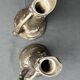 Art Nouveau pair of pewter vases signed W. Hering circa 1900