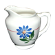Pot à lait, crémier en faïence de Sarreguemines, décor au pochoir, 1920