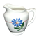 Pot à lait, crémier en faïence de Sarreguemines, décor au pochoir, 1920