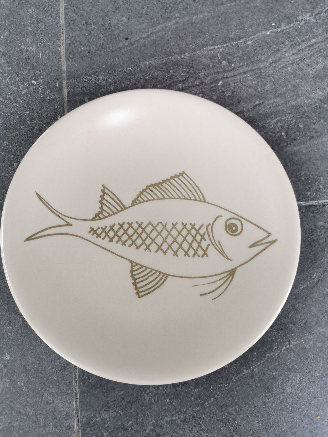 Service à poisson vintage signé Longchamp