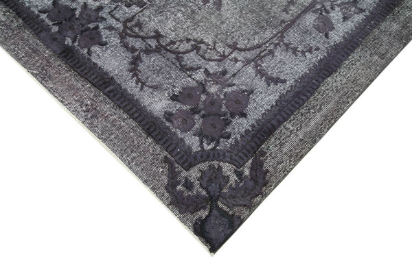 tapis noué à la main oriental années 1970 204 cm x 320 cm tapis gris
