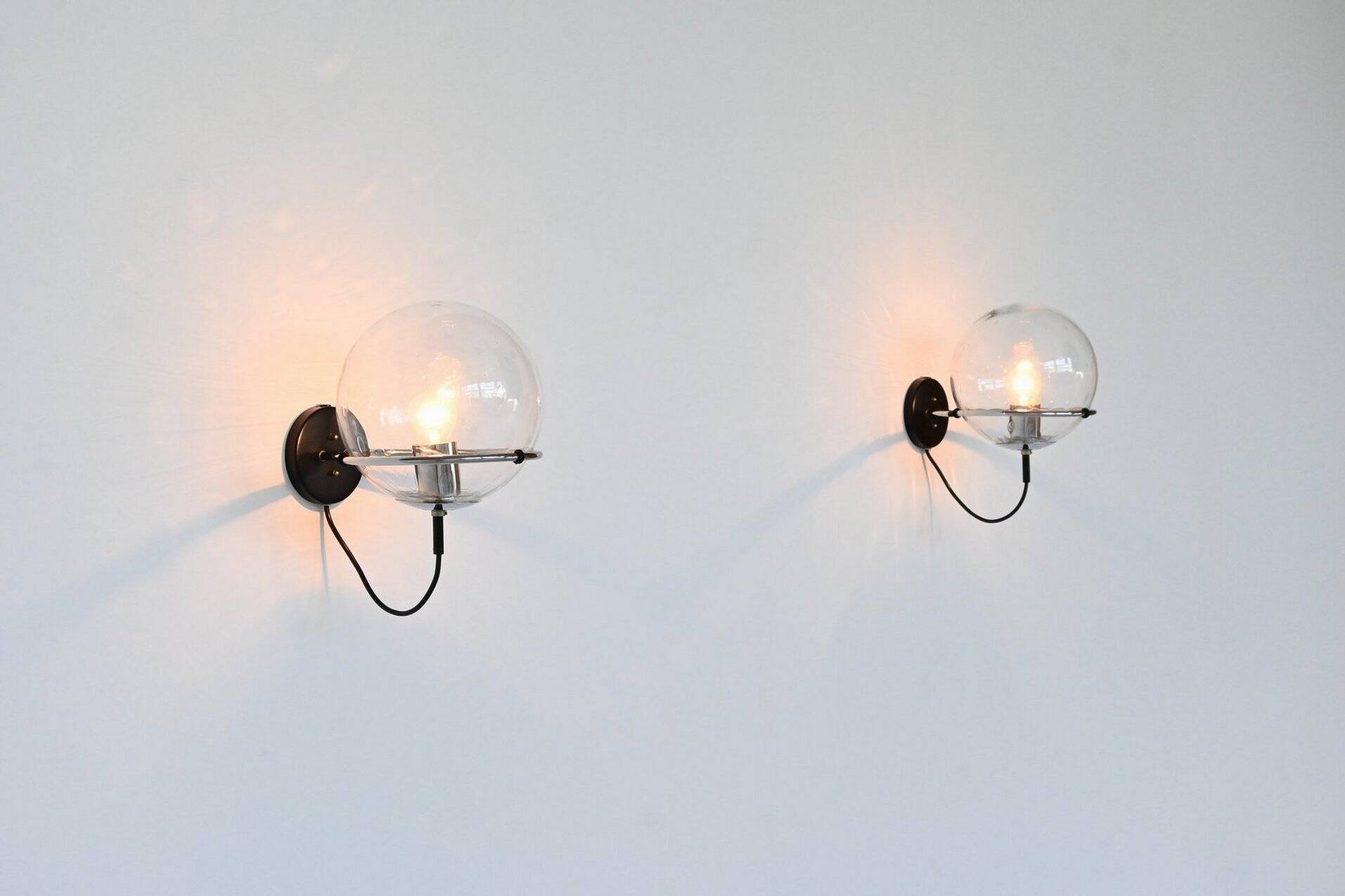 Frank Ligtelijn 'Raindrop' sconces RAAK The Netherlands 1970