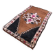 Vintage Turkish Rug 131x87 cm shabby carpet Kars Region Small