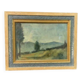 Ennio Cocchi landscape and still life painted on both sides panel