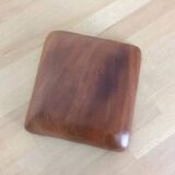 Scandinavian teak catchall tray