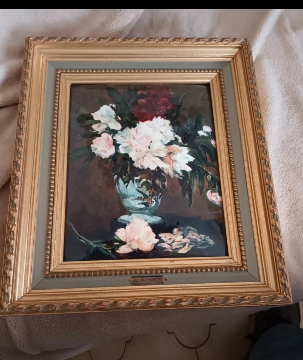 Vase of Peonies