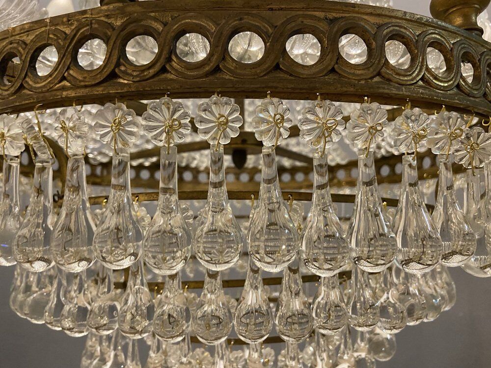 Lustre perle de cristal de murano
