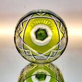 Box of 4 Val Saint Lambert "Berncastel" no. 204 Roemer glass – Belgium 1905