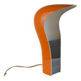 Lampe Pelota orange de Cesare Casati et C. Emanuele Ponzio pour Lamperti, Années 70