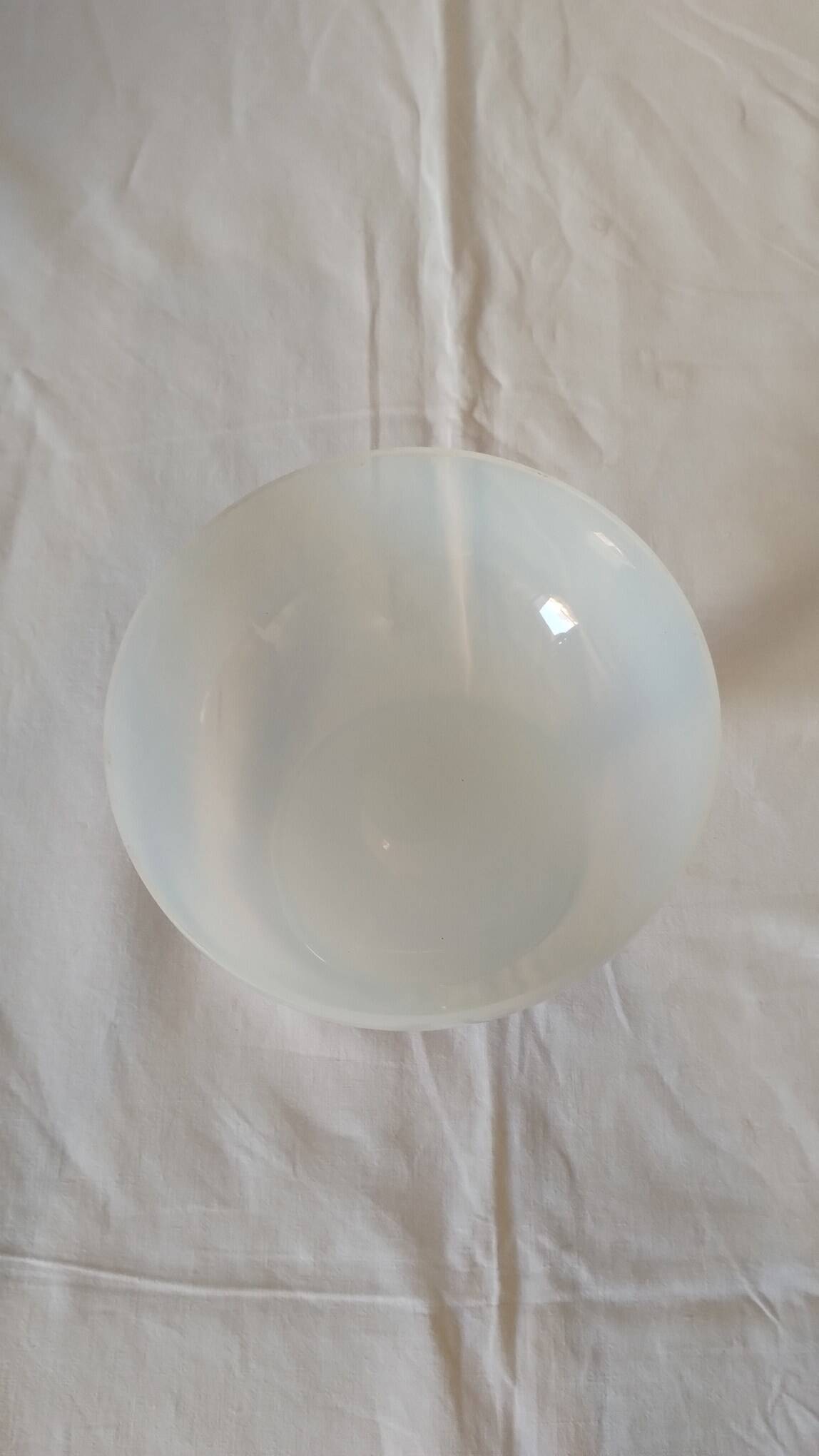 Opaline footed bowl