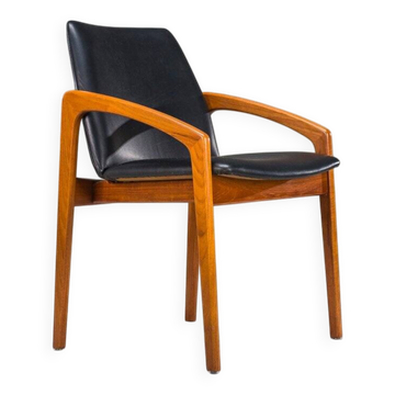 Mid-century Model 23 dining chair by Henning Kjærnulf for Korup Stolefabrik, 1960s