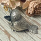 Silver-plated bird