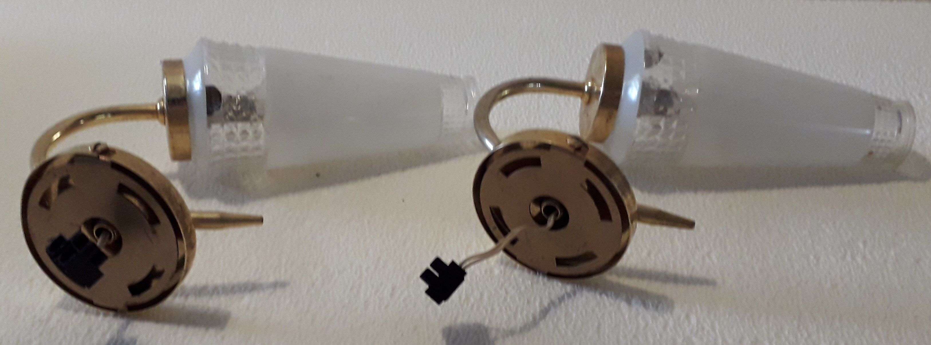 Duo sconces years 50/60