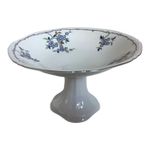 Old shower tray with forget-me-not flowers, Czechoslovakia.