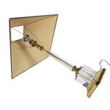 Kullmann lamps - Germany - brass - acrylic - Hollywood Regency - 70's