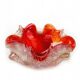 Cendrier, Murano, verre rouge, Barovier & Toso, Italie, années 1950