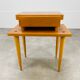 Scandinavian bedside table 50s blond wood
